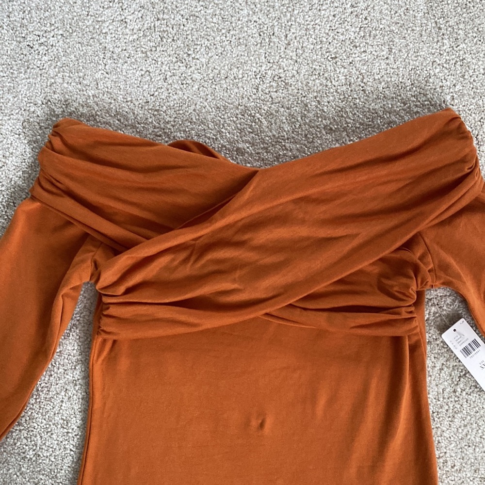 Maeve Bow Back Wrap Top - Picture 3 of 7